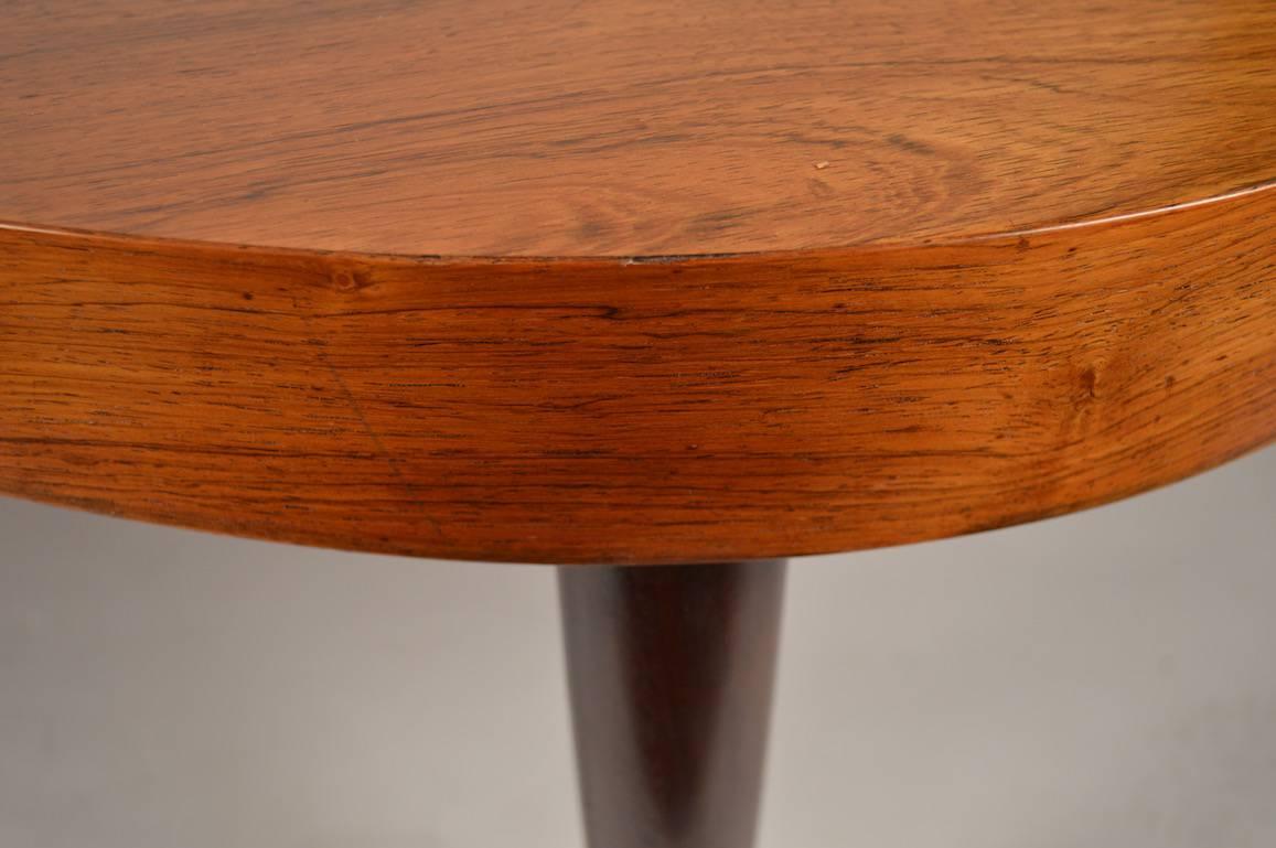 Mid-Century Modern Extra Long Custom-Made Rosewood Coffee Table after Rohde For Sale