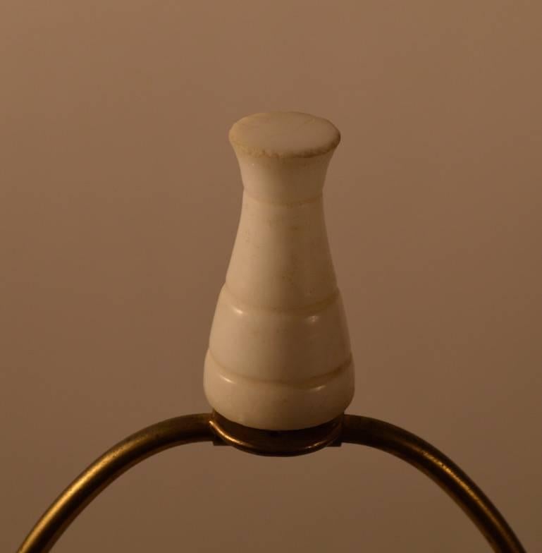Lampe italienne moderniste en marbre en vente 2