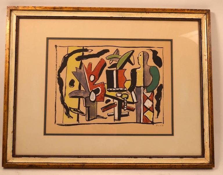 French Period Fernand Leger Framed Print For Sale
