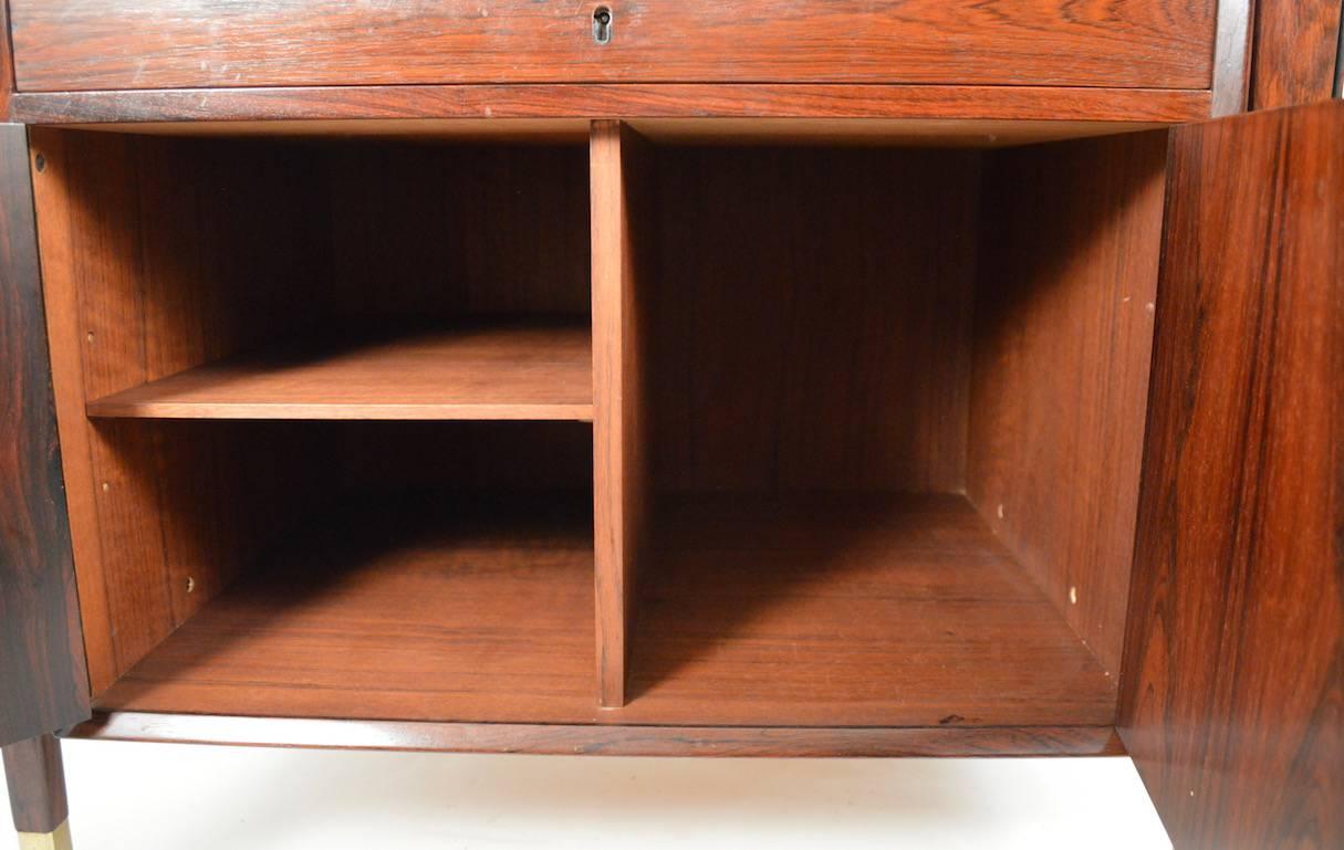 Gorgeous Danish Modern Rosewood Cart For Sale 2