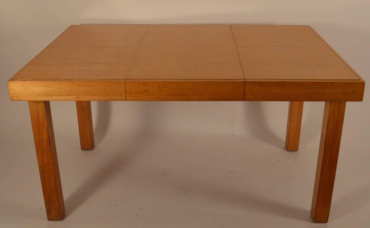Mid-Century Modern Rare George Nelson for Herman Miller Blonde Dining Table 