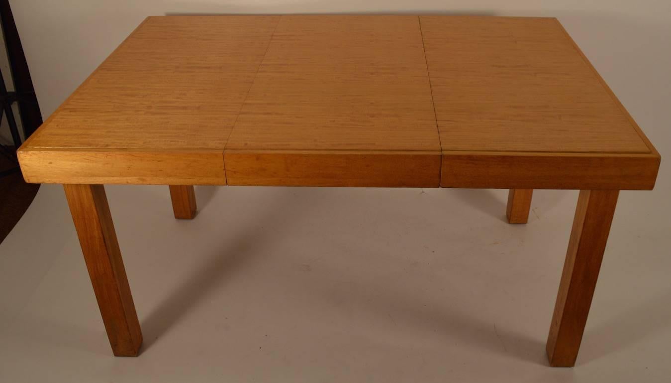 American Rare George Nelson for Herman Miller Blonde Dining Table 