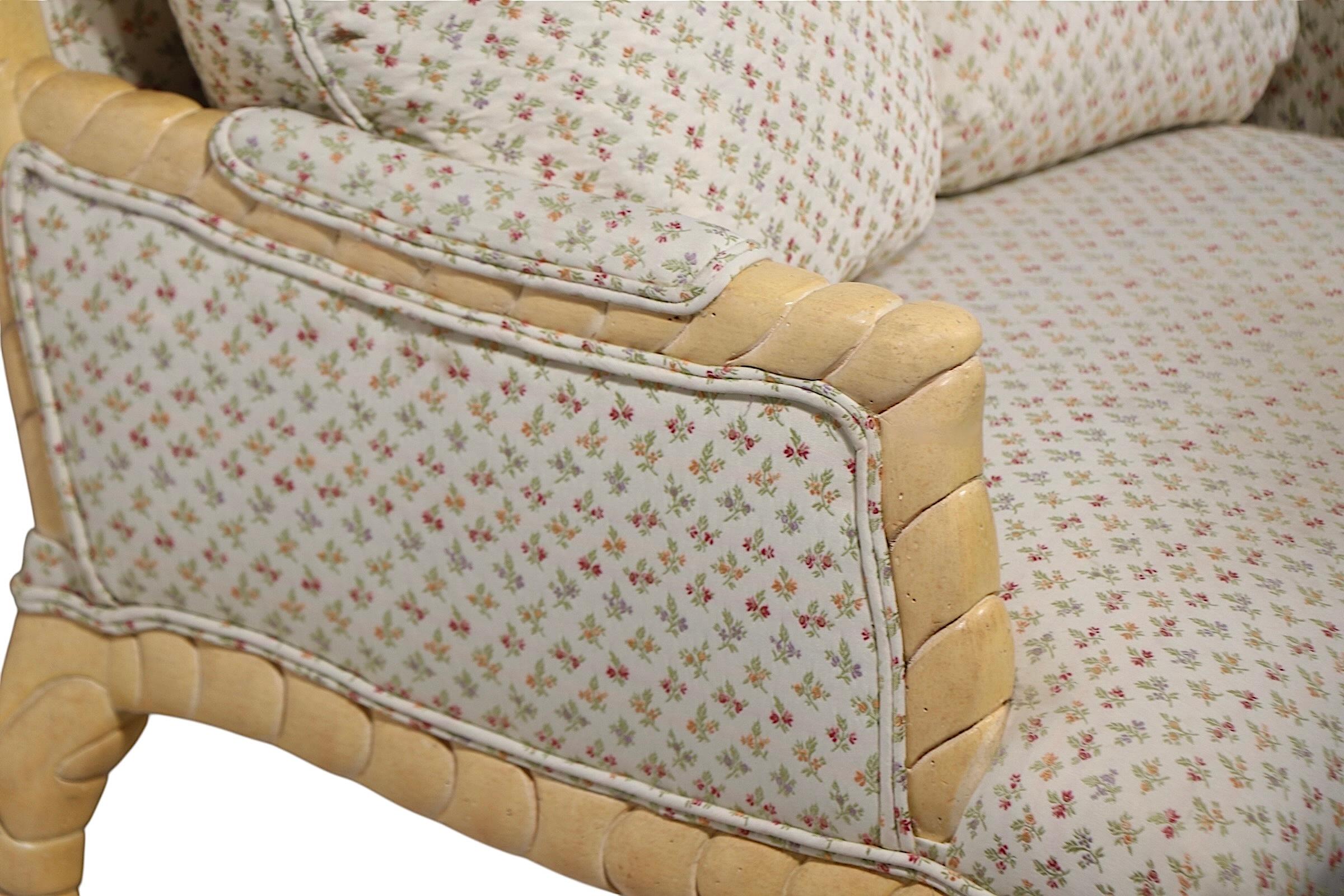 Regency Rope Tassel Loveseat For Sale 5