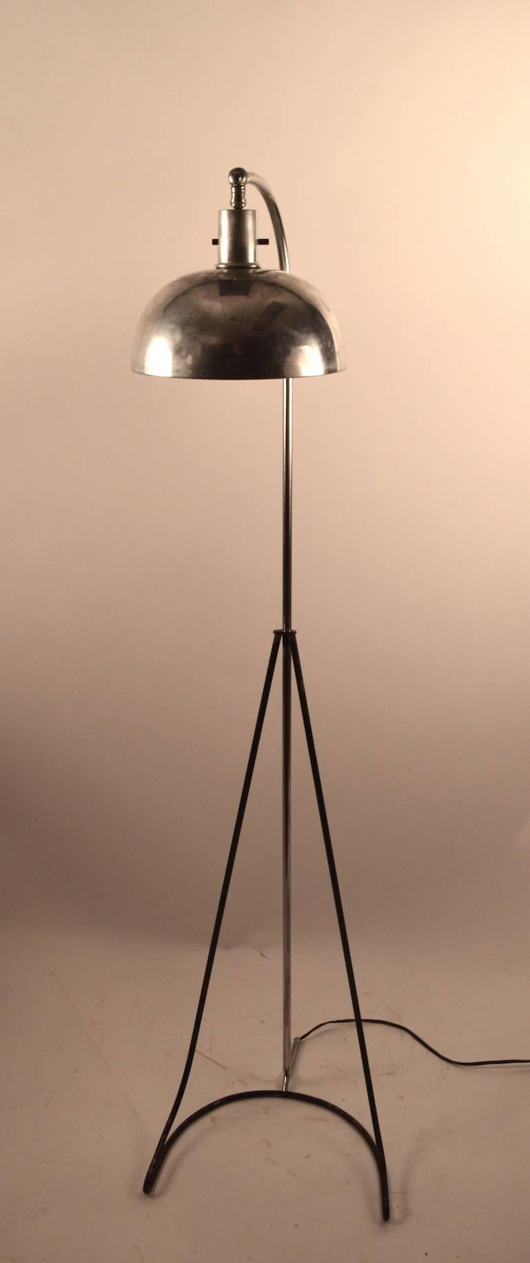 Milieu du XXe siècle Rare lampadaire Rohde pour Mutual Sunset Lamp Company en vente
