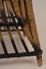 Mesa de mimbre Art Decó