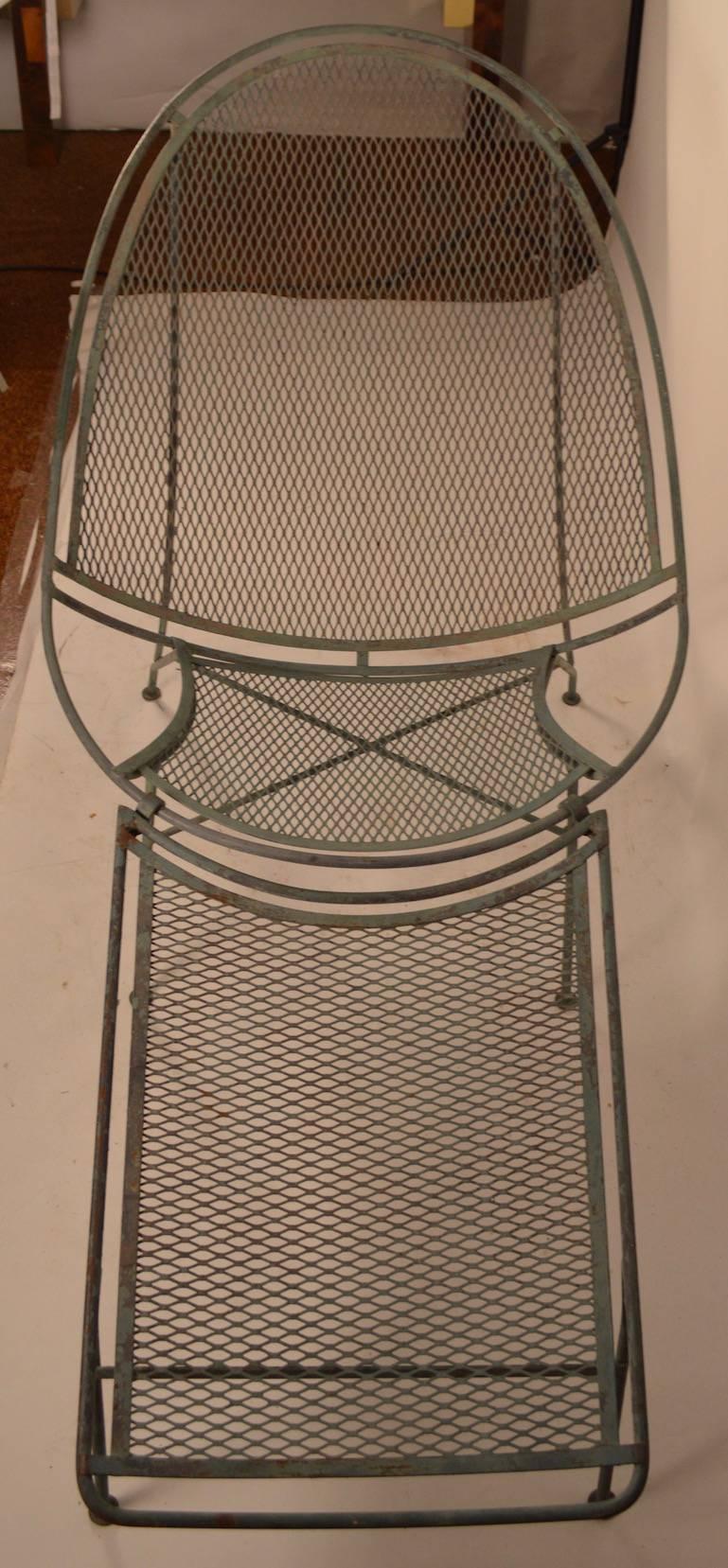 American Salterini Lounge Chair and Ottoman