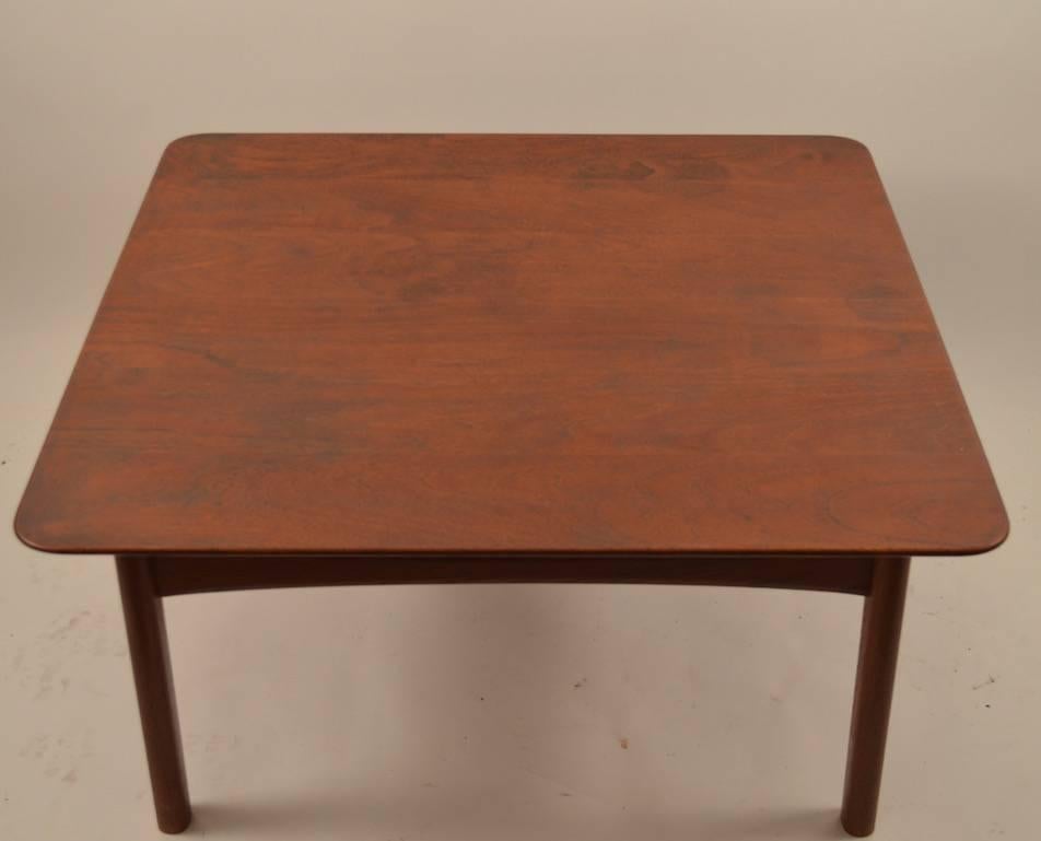 Danish Teak Coffee Table by Hvidt In Good Condition In New York, NY