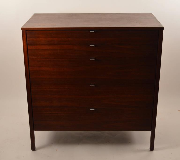 Pair Of Rosewood Florence Knoll Dressers For Sale At 1stdibs