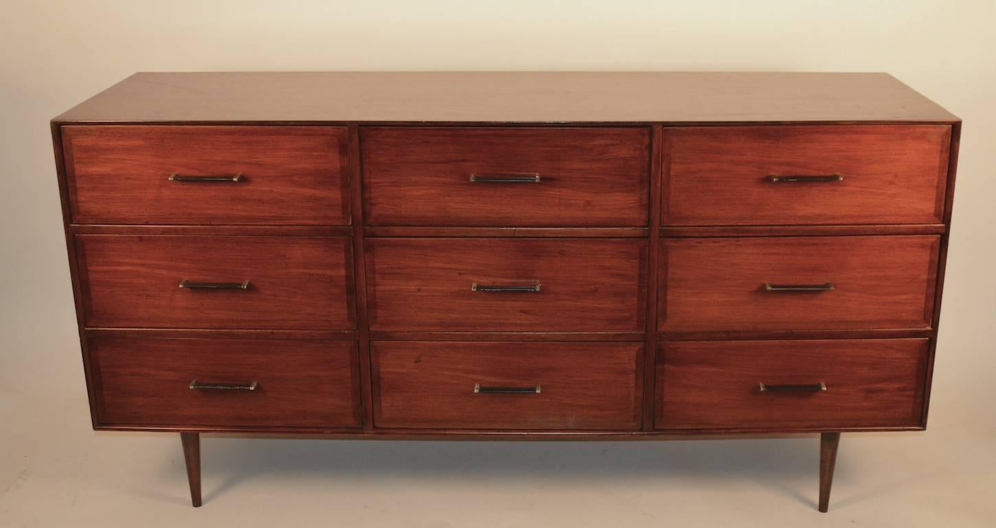 Nine-Drawer Ramseur Dresser In Good Condition In New York, NY