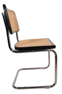 Sechser-Set Vintage-Cesca-Stühle von Marcel Breuer, hergestellt in Italien, ca. 1970er Jahre