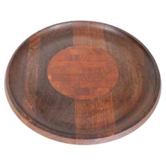Mid Century Danish Modern Teak and Wenge Cutting Board by Quistgaard for Dansk