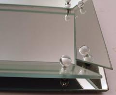 Art Deco Mirrored Dresser Tray