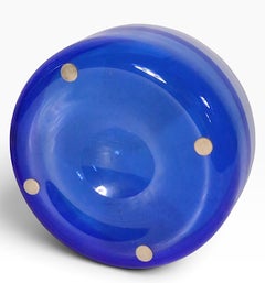 Vaso "Serika" in vetro artistico in stile Mid-Century, disegnato da Floris Meydam per Glasfabriek Leerdam