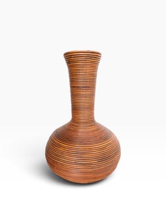 Vintage Pencil Reed Vase Made in Italy 1970's