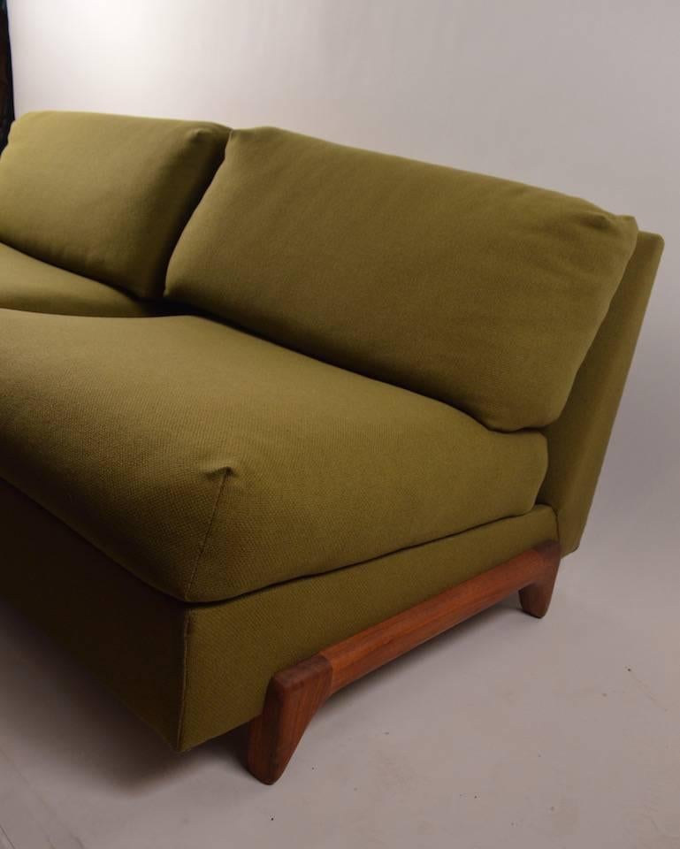 Mid-Century Modern Loveseat Sofa by Craft Associates