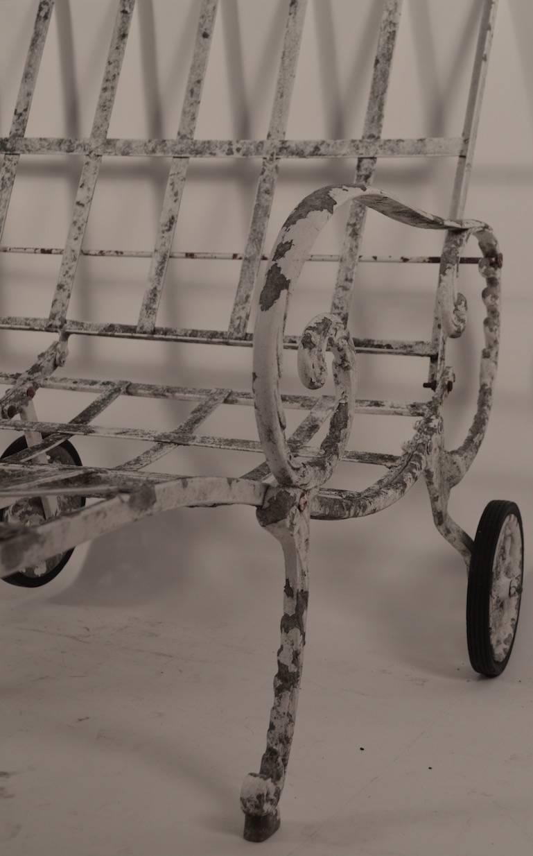 Mid-20th Century Rare Molla Double Chaise One of Two