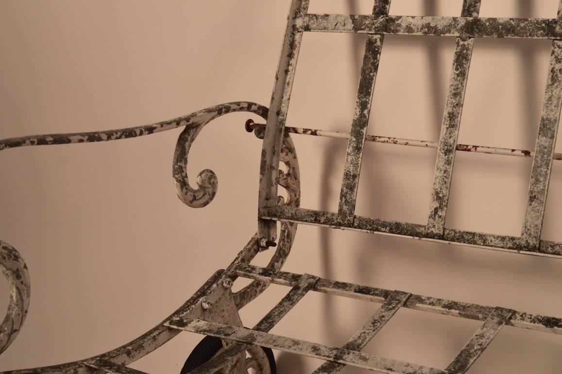 Aluminum Rare Molla Double Chaise One of Two
