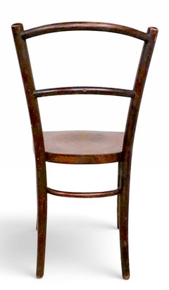 Set of Four Vienna Secessionist Cafe Bistro Dining Chairs by JJ Kohn Mundus