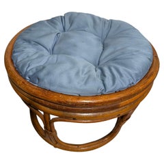 Bamboo Stool Ottoman Pouf