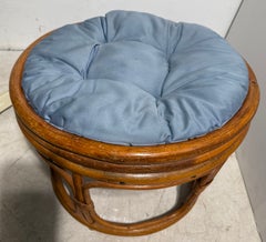 Bamboo Stool Ottoman Pouf