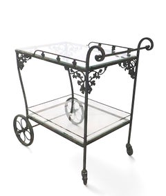 Carrello da giardino “Orleans” in ferro battuto e ghisa di Woodard