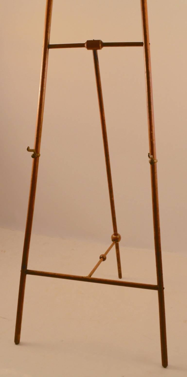 Late 19th Century Turn of the Century Oak Stick and Ball Easel