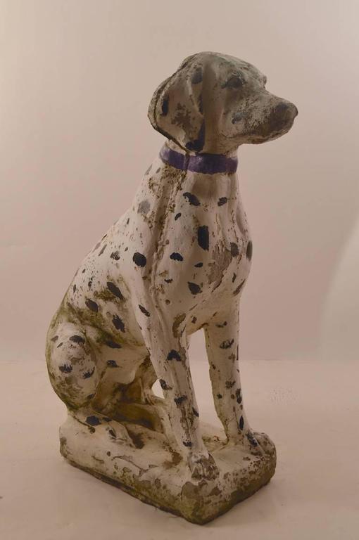 Cement Dalmatian Garden Statuary at 1stDibs cement dalmatian statue