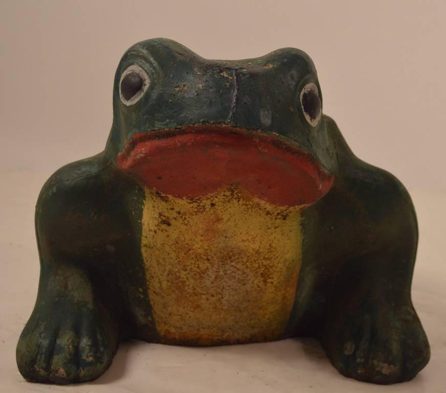 concrete frog