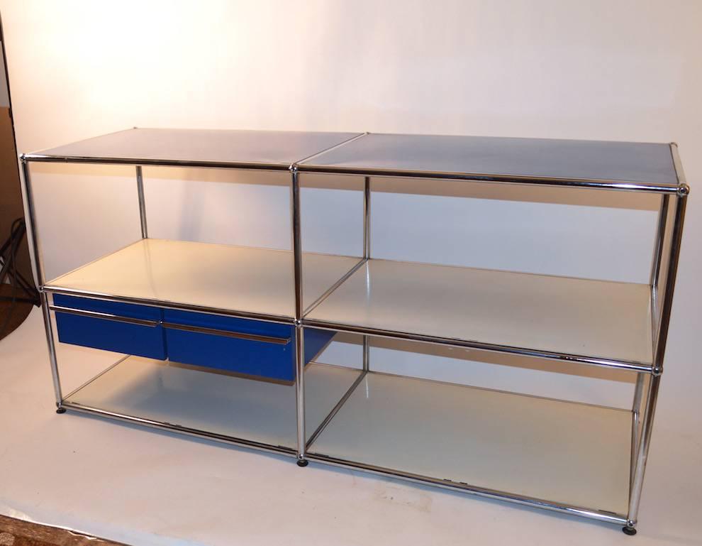 Mid-Century Modern Fritz Haller for Herman Miller Storage Shelving Unit