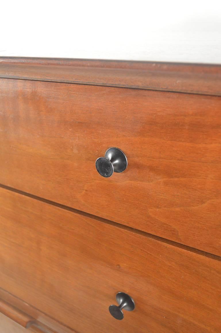 Mid-Century Modern Mid-Century High Boy Chest by American of Martinsvile