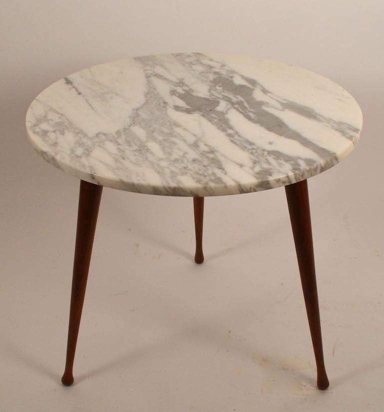 Mid-Century Modern Italian Marble-Top Table