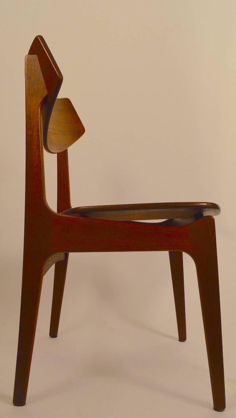 Six Eric Buck for Madsen Teak Dining Chairs In Excellent Condition In New York, NY