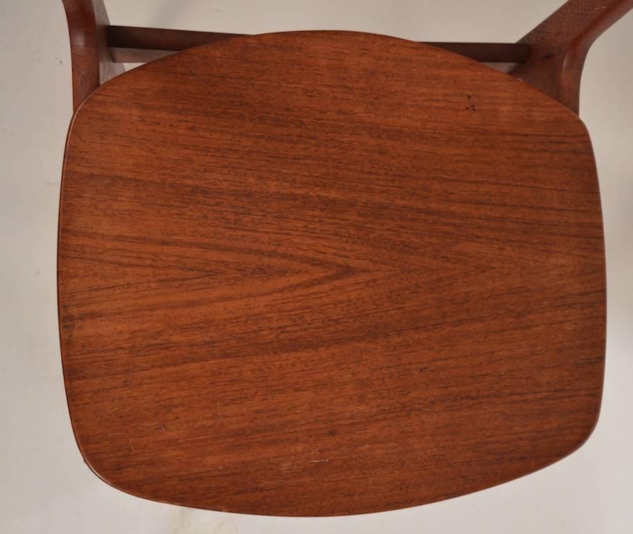 Mid-20th Century Six Eric Buck for Madsen Teak Dining Chairs