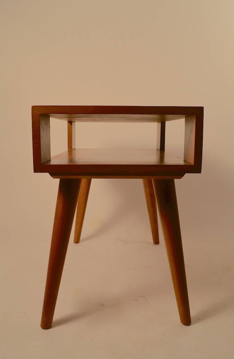 Mid-Century Modern Pair of Russel Wright for Conant Ball End Tables