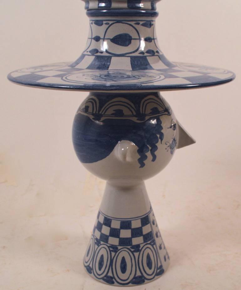 Five-Piece Ceramic Centerpiece by Bjorn Wiinblad 2