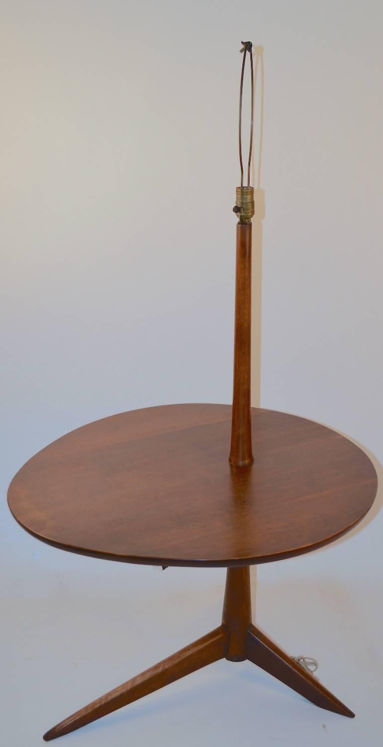 American Rare Organic Modern Floor Lamp Table