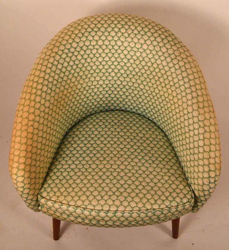 Scandinavian Modern Danish Modern Tub Chair Attributed to DUX