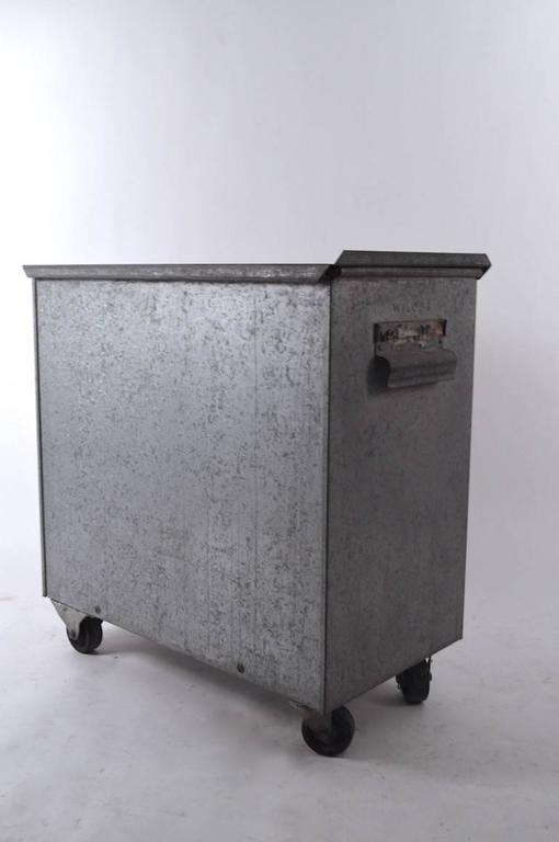 Vintage Industrial Storage Bin at 1stDibs industrial storage bins