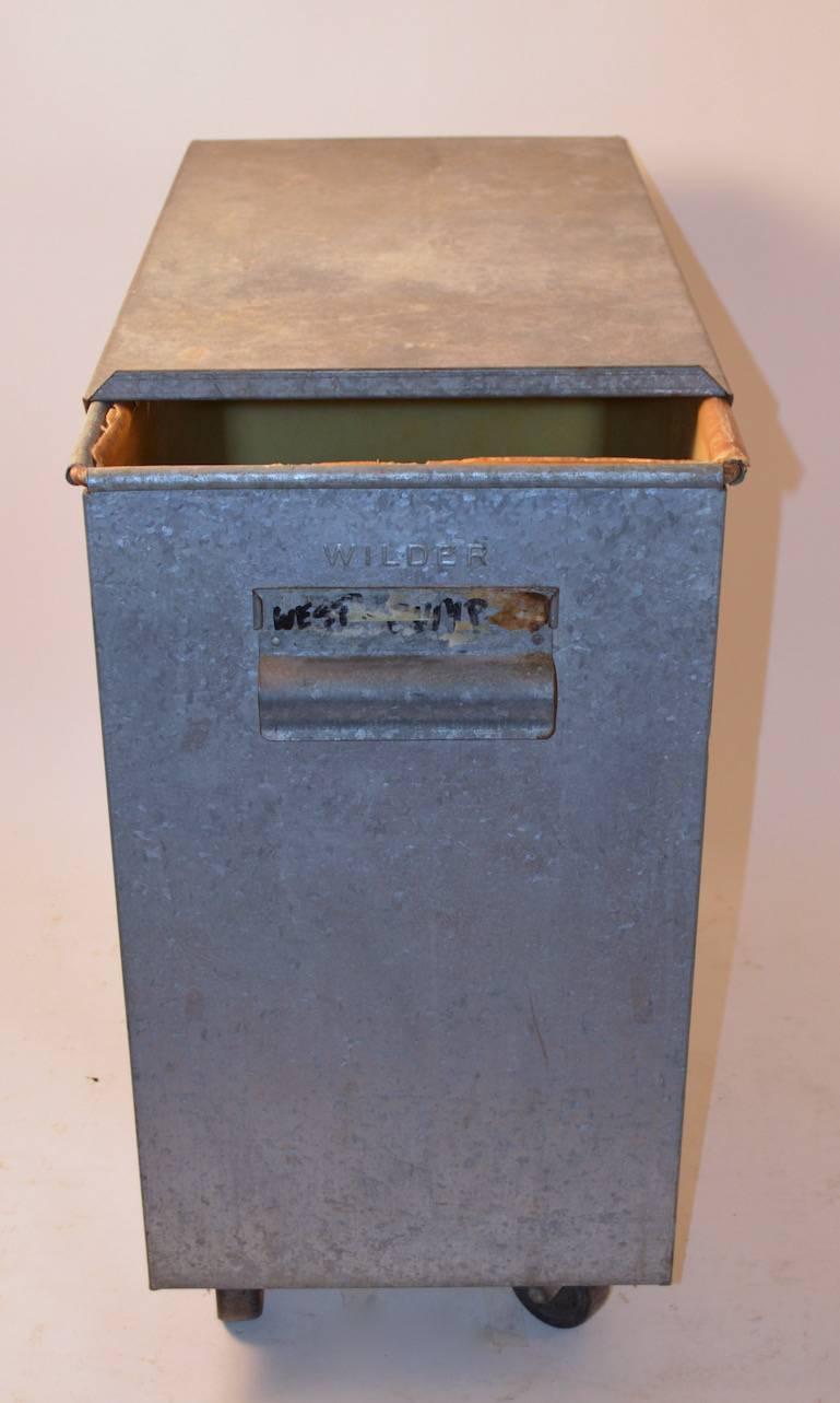 Vintage Industrial Storage Bin In Good Condition In New York, NY
