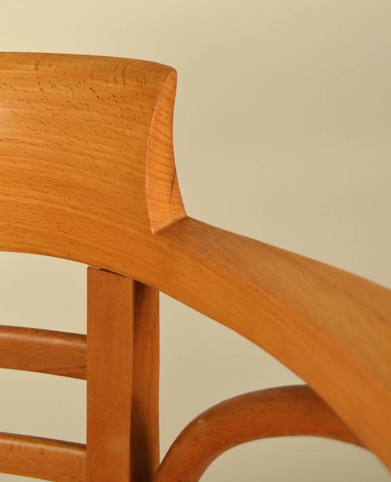 Set of Eight Matching Dining Chairs Made in Yugoslavia Attributed to