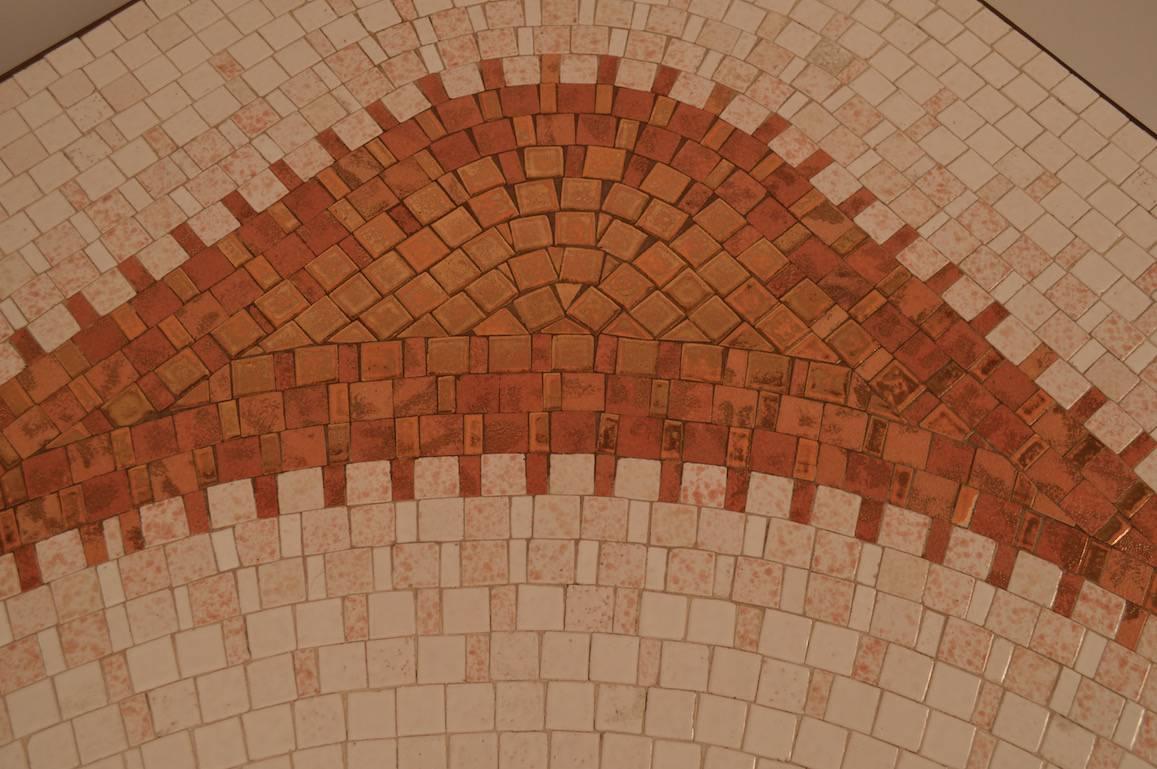 Mid-20th Century Classic Mid-Century Tile Top Boomerang Coffee Table