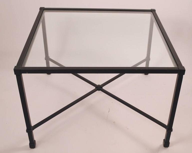 Pair Of Brown Jordan Venetian Tables At 1stdibs Hollywood Regency Pair Of Brown Jordan