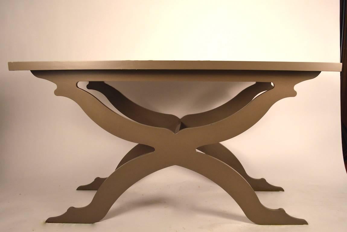  Jed Johnson Custom Design Mosaic Console Table In Good Condition For Sale In New York, NY