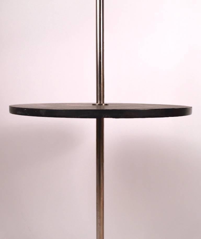 Mid-Century Modern Laurel Floor Lamp Table For Sale