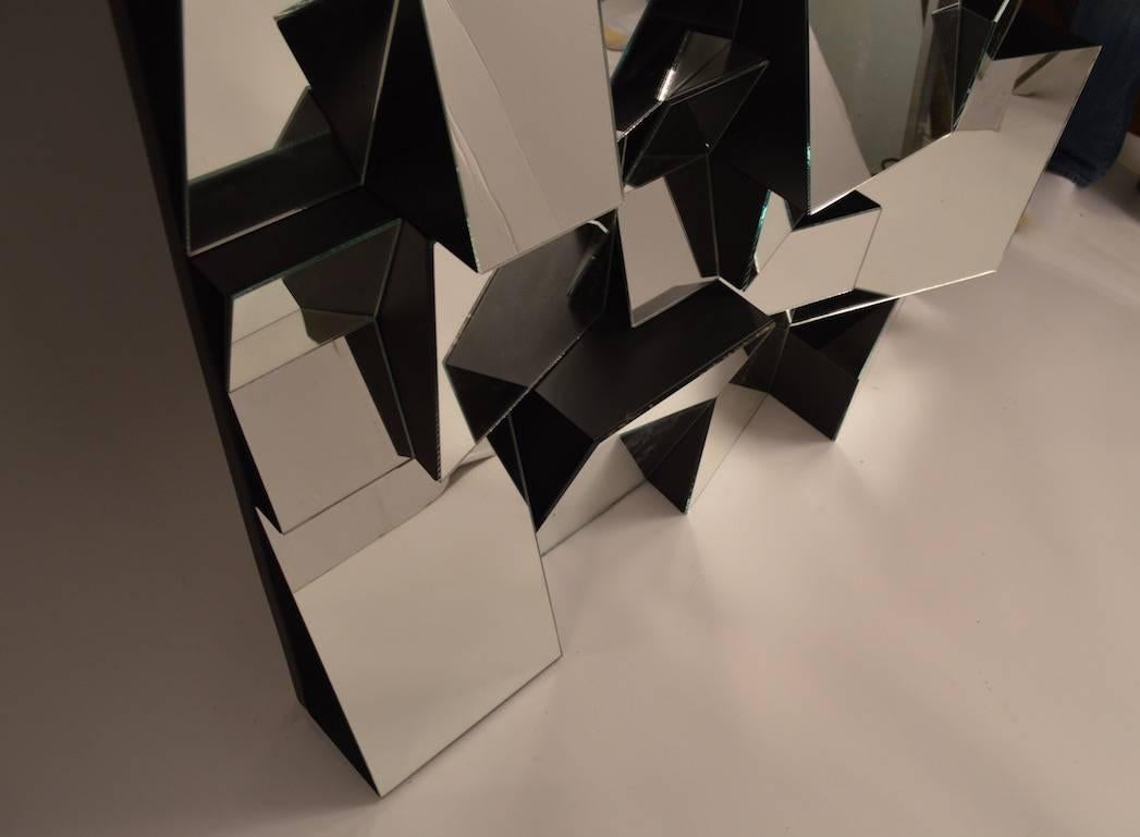 Late 20th Century Cubist Mirror in the Style of Neal Small