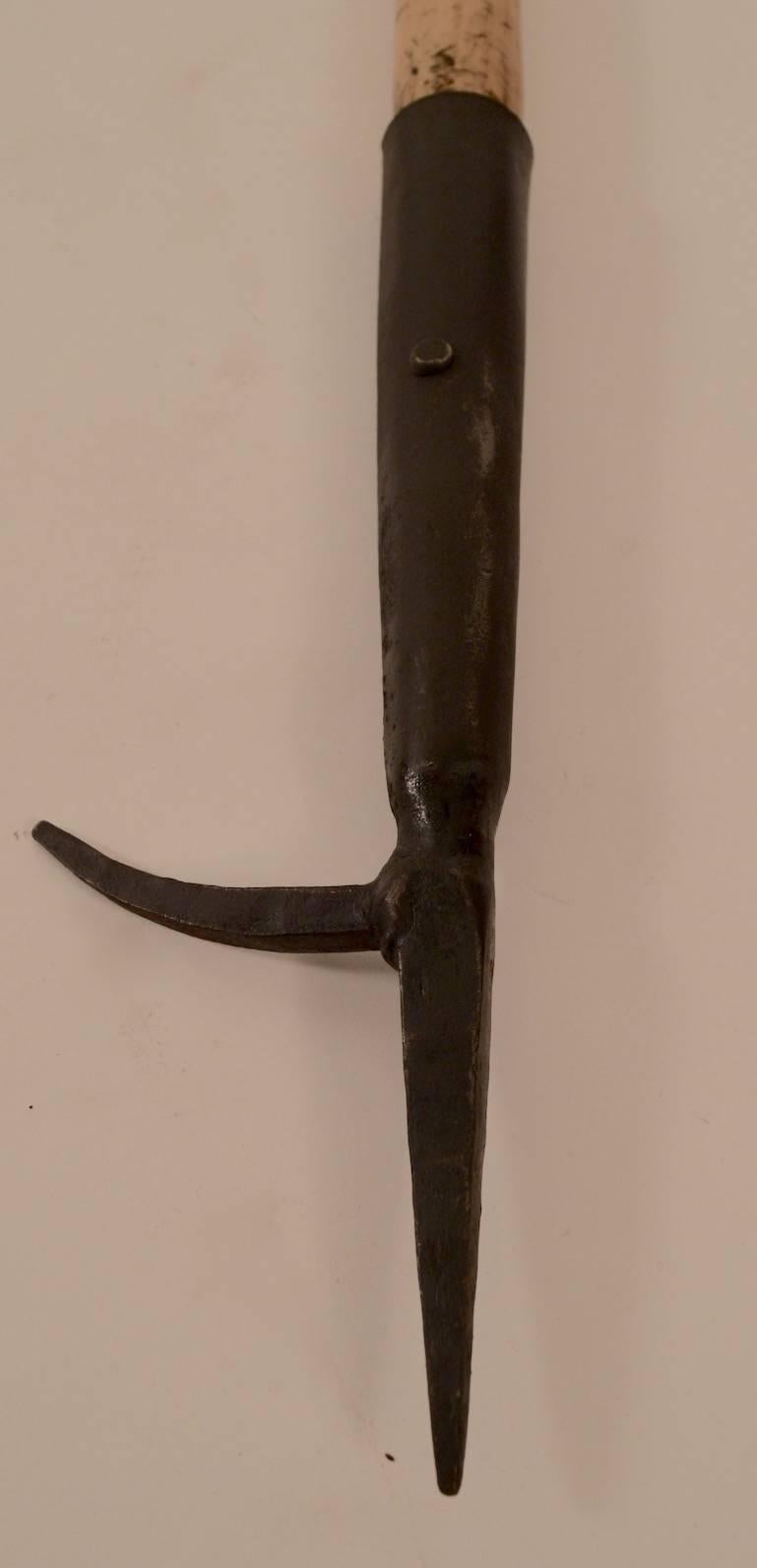 Iron Fireplace Tool Set Attributed to Seymour