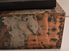 Specchio e mensola brutalista Paul Evans