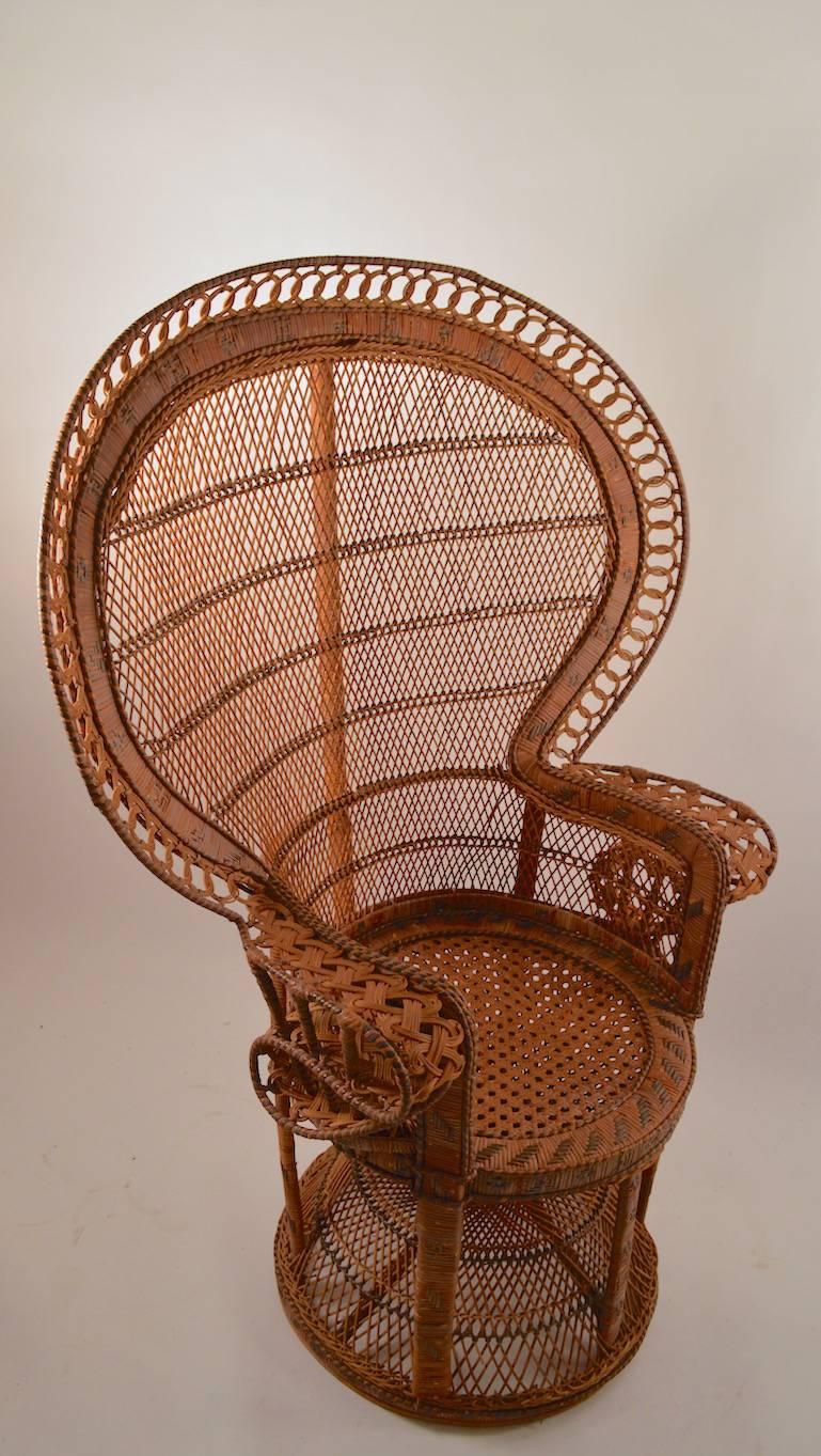 Philippine Classic Wicker Emanuelle Peacock Chair