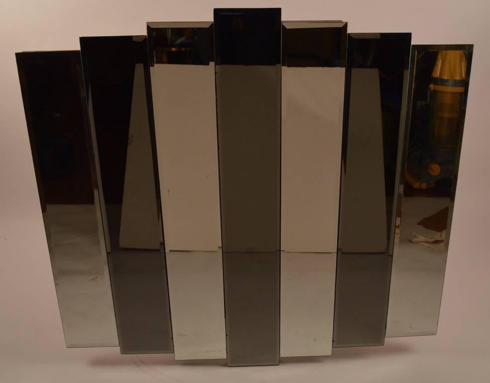 American Two-Tone Stepped Mirror For Sale
