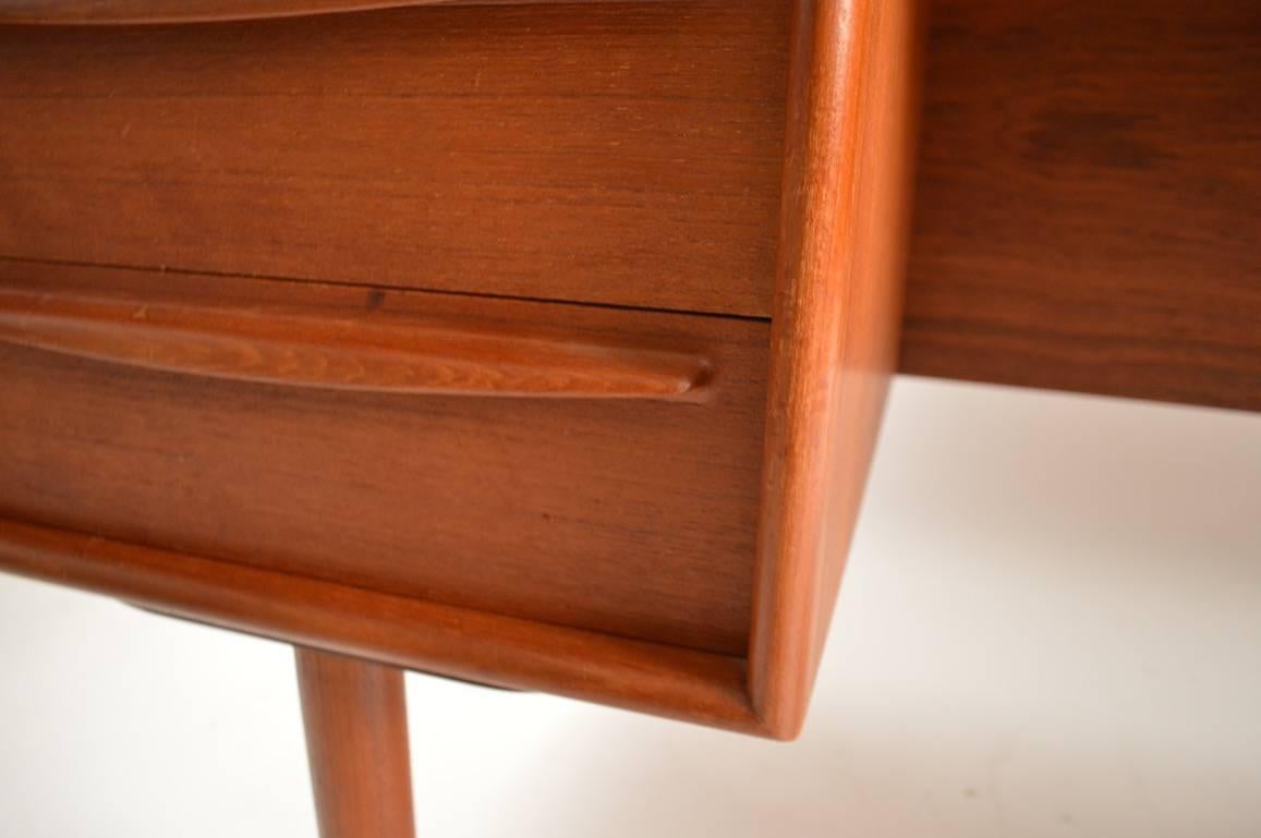 Danish Modern Teak Desk by Falster In Good Condition In New York, NY